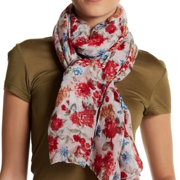 LULLA COLLECTION BY BINDYA Accessories - LULLA COLLECTION BY BINDYA Floral Print Scarf